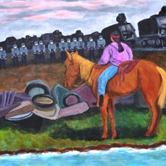 50. The Water Protector 30 x 40